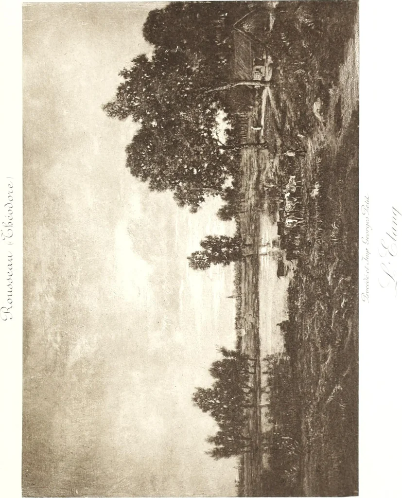 An illustration from Catalogue des tableaux modernes & anciens, objets d'art & de curiosité composant la collection de M. G-- : et dont la vente aura lieu par suite deo son décès Galerie Georges Petit ... les samedi 14, lundi 16 et mardi 17 mai 1898 ... : commissaire-priseur Me Paul Chevallier ..., experts: pour les tableaux modernes M. Georges Petit ... MM. Allard & Noel ...; pour les tableaux anciens MM. Féral père & fils ...; pour les objets d'art, MM. Mannheim .., 1898, leaf 90