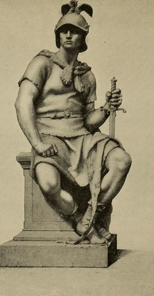 An illustration from Petit inventaire illustré de la Chalcographie du Musée national du Louvre, 1900, leaf 104