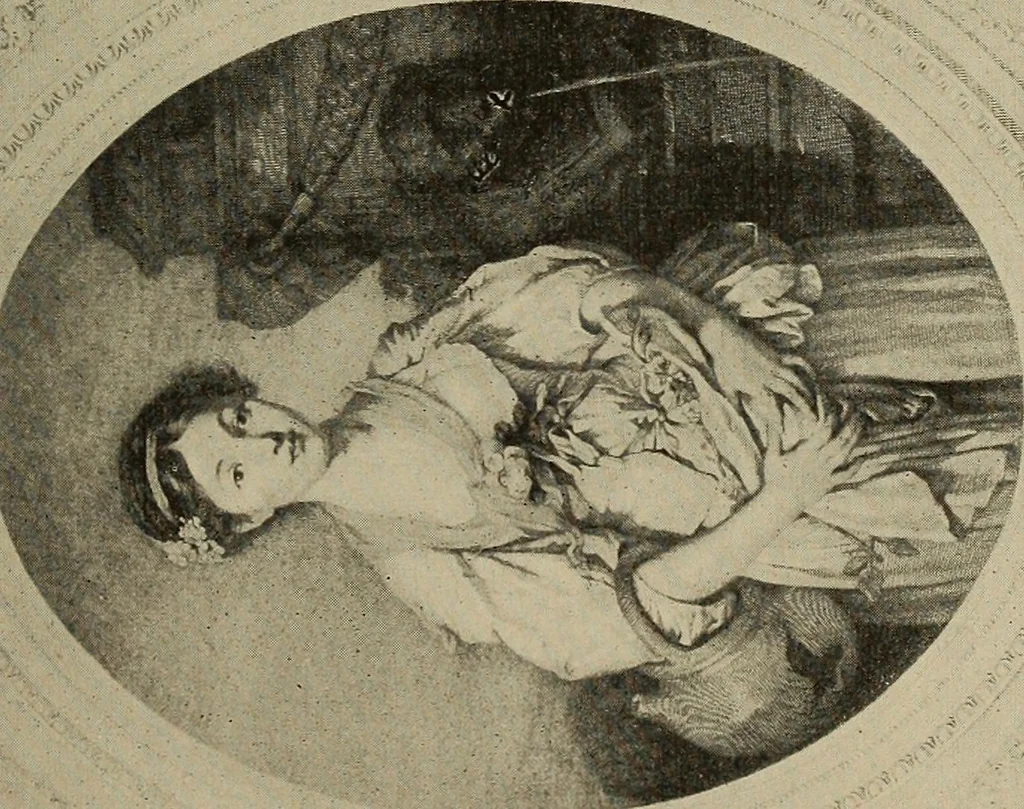 An illustration from Petit inventaire illustré de la Chalcographie du Musée national du Louvre, 1900, leaf 74