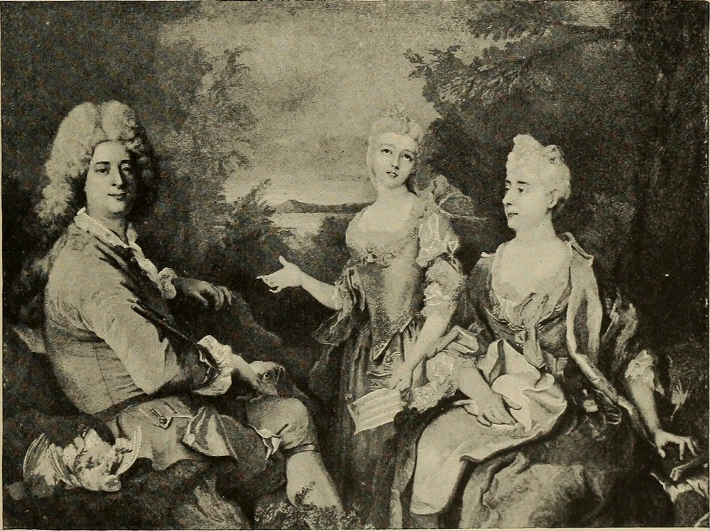 An illustration from Petit inventaire illustré de la Chalcographie du Musée national du Louvre, 1900, leaf 98