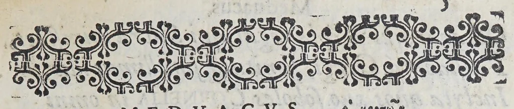 An illustration from Pet. Pauli Thomaelli Vtinensis Eclogae duae. : Quarum altera inscribitur meduacus o thrinon altera meduacus o iroton, 1595, leaf 15