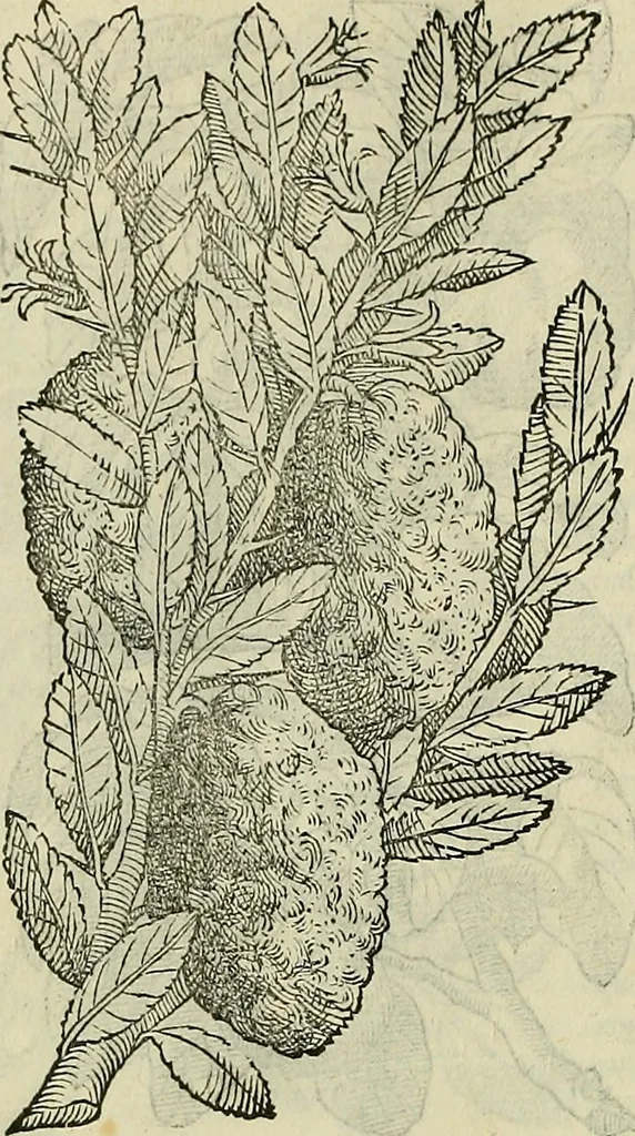 An illustration from Petri Andreae Matthioli Senensis serenissimi Principis Ferdinandi Archiducis Austriae & c., Medici, Commentarii secundo aucti : in libros sex Pedacii Dioscoridis Anazarbei de medica materia. Adiectis quàm plurimis plantarum, & animalium imaginibus quae in priore editione non habentur, eodem authore : his accessit eiusdem apologia adversus Amathum Lusitanum cum censura in eiusdem enarrationes, 1558, leaf 253