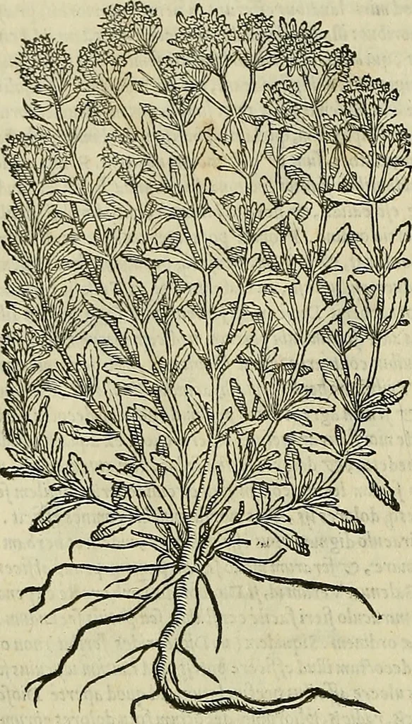 An illustration from Petri Andreae Matthioli Senensis serenissimi Principis Ferdinandi Archiducis Austriae & c., Medici, Commentarii secundo aucti : in libros sex Pedacii Dioscoridis Anazarbei de medica materia. Adiectis quàm plurimis plantarum, & animalium imaginibus quae in priore editione non habentur, eodem authore : his accessit eiusdem apologia adversus Amathum Lusitanum cum censura in eiusdem enarrationes, 1558, leaf 545