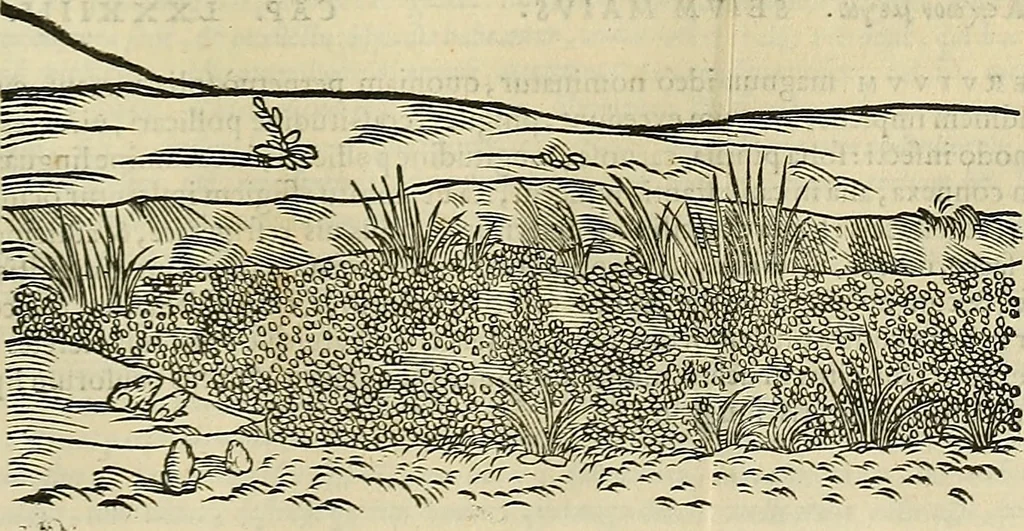 An illustration from Petri Andreae Matthioli Senensis serenissimi Principis Ferdinandi Archiducis Austriae & c., Medici, Commentarii secundo aucti : in libros sex Pedacii Dioscoridis Anazarbei de medica materia. Adiectis quàm plurimis plantarum, & animalium imaginibus quae in priore editione non habentur, eodem authore : his accessit eiusdem apologia adversus Amathum Lusitanum cum censura in eiusdem enarrationes, 1558, leaf 652
