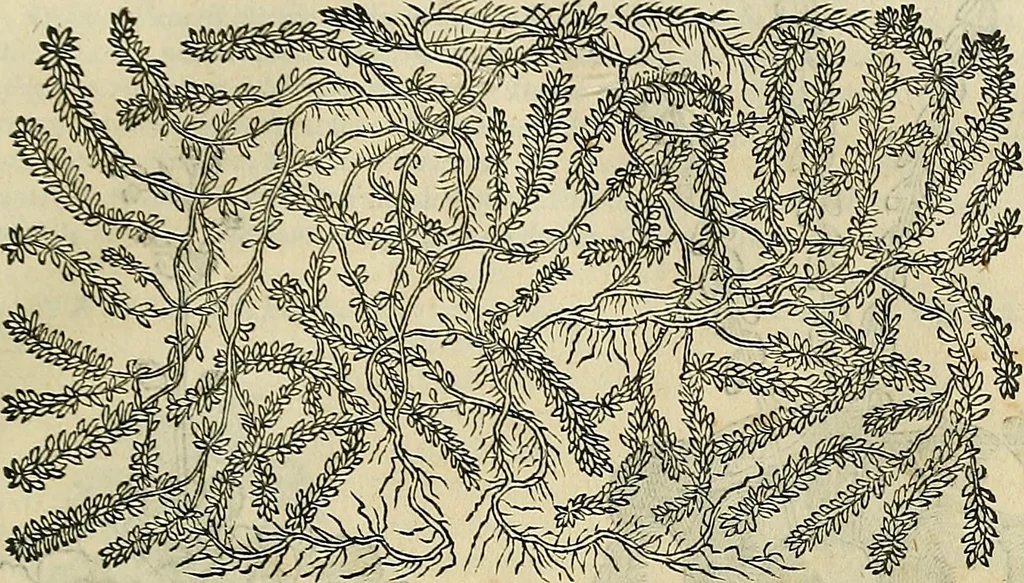 An illustration from Petri Andreae Matthioli Senensis serenissimi Principis Ferdinandi Archiducis Austriae & c., Medici, Commentarii secundo aucti : in libros sex Pedacii Dioscoridis Anazarbei de medica materia. Adiectis quàm plurimis plantarum, & animalium imaginibus quae in priore editione non habentur, eodem authore : his accessit eiusdem apologia adversus Amathum Lusitanum cum censura in eiusdem enarrationes, 1558, leaf 654