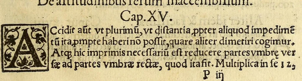 An illustration from Petri Apiani Cosmographia,, 1539, leaf 123