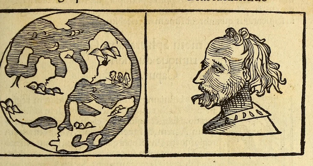 An illustration from Petri Apiani Cosmographia,, 1539, leaf 13