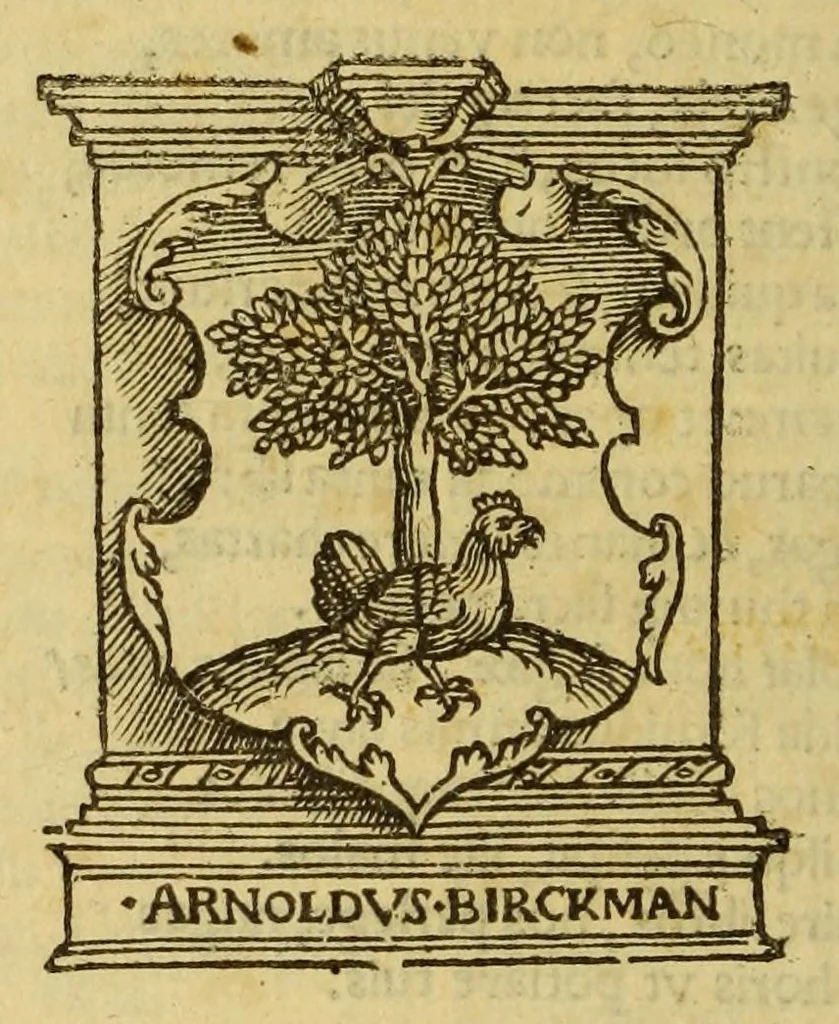 An illustration from Petri Apiani Cosmographia,, 1539, leaf 130