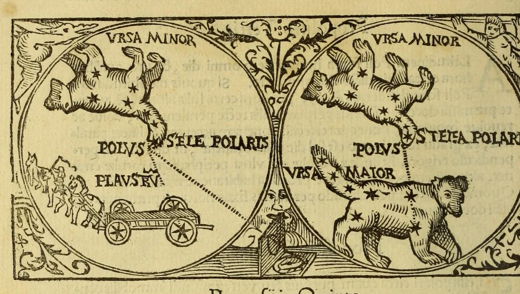 An illustration from Petri Apiani Cosmographia,, 1539, leaf 30