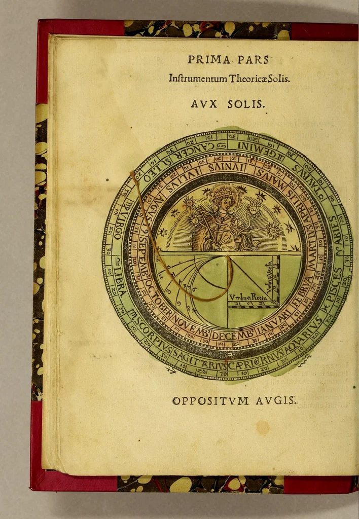 An illustration from Petri Apiani Cosmographia,, 1540, leaf 28