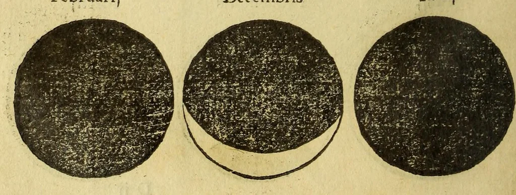 An illustration from Petri Apiani Cosmographia,, 1540, leaf 34