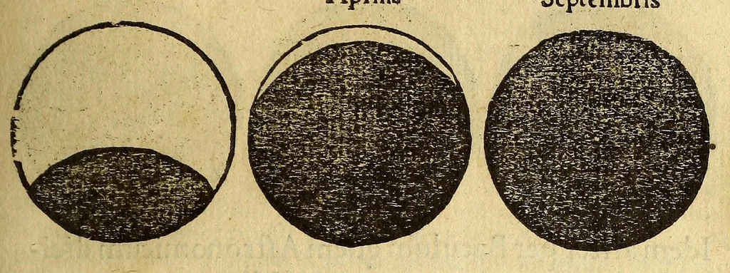 An illustration from Petri Apiani Cosmographia,, 1540, leaf 35