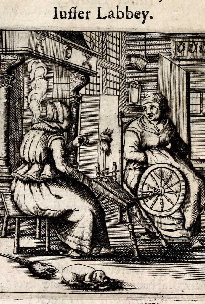 An illustration from Petri Baardt Devgden-spoor in de on-devghden des werelts aff-gebeeldt : op den regel, wat kennr [sic] kan de werelt niet, die door der menschen herte siet?, 1645, leaf 369