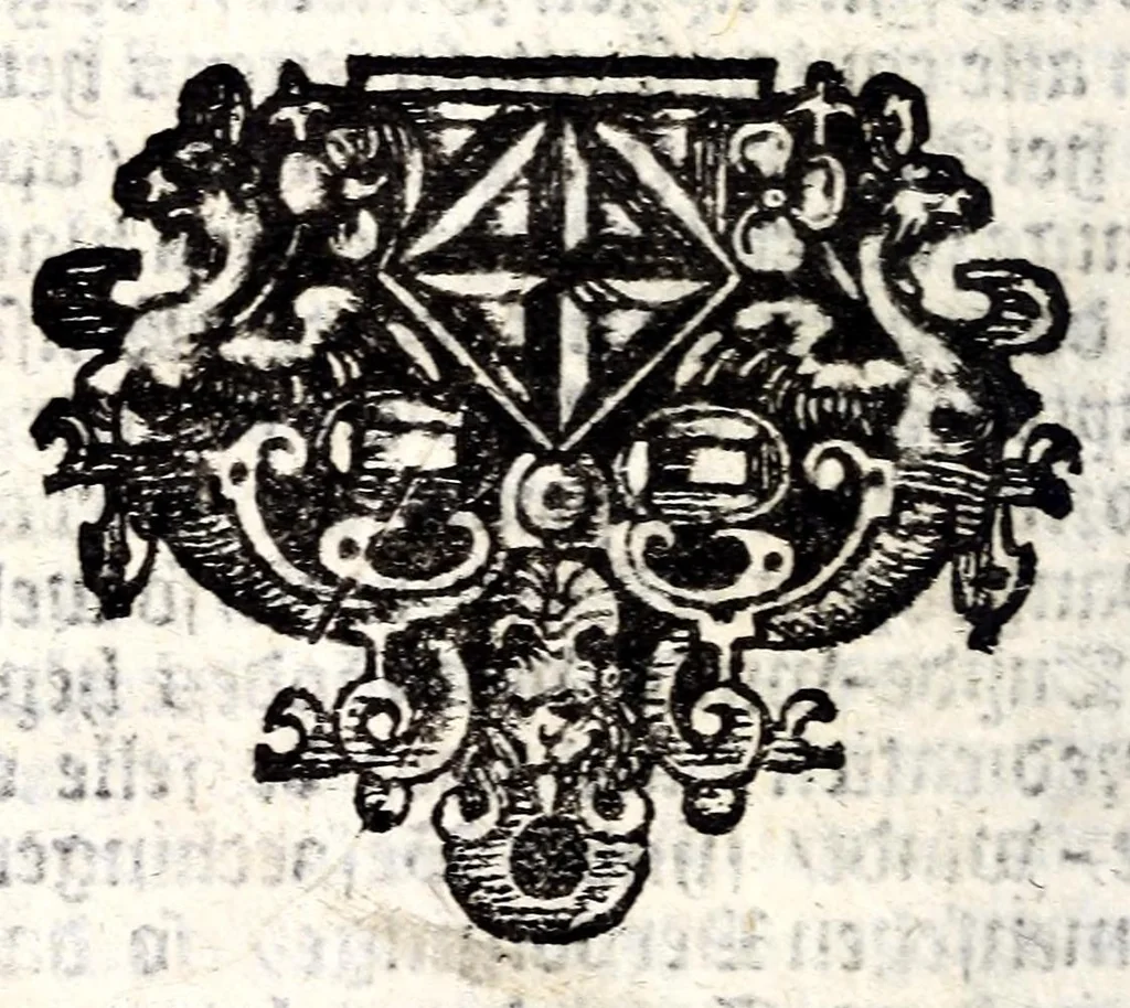 An illustration from Petri Baardt Devgden-spoor in de on-devghden des werelts aff-gebeeldt : op den regel, wat kennr [sic] kan de werelt niet, die door der menschen herte siet?, 1645, leaf 408