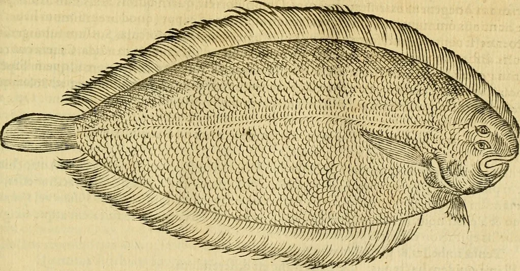 An illustration from Petri Bellonii Cenomani De aquatilibus, libri duo cum [epsilon, iota] conibus ad viuam ipsorum effigiem, quoad eius fieri potuit, expressis .., 1553, leaf 186