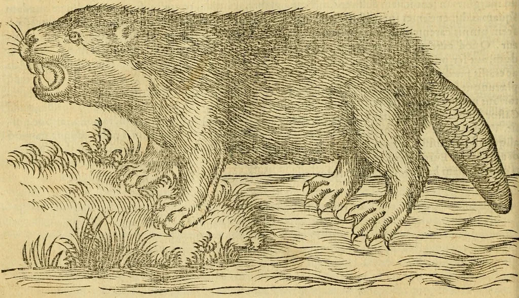 An illustration from Petri Bellonii Cenomani De aquatilibus, libri duo cum [epsilon, iota] conibus ad viuam ipsorum effigiem, quoad eius fieri potuit, expressis .., 1553, leaf 69