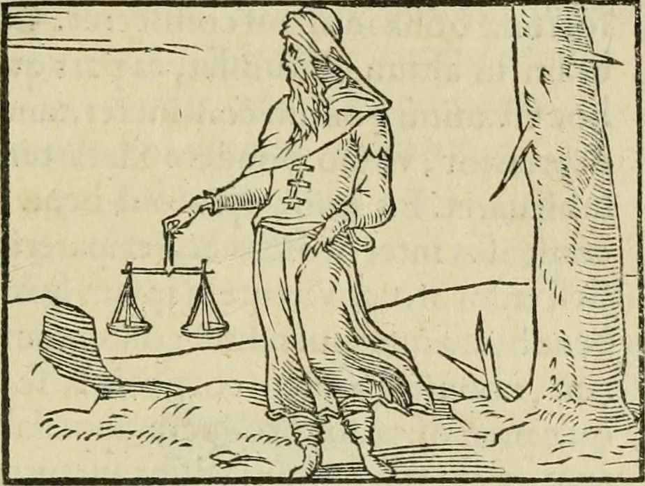 An illustration from Petri Costalii Pegma : cum narrationibus philosophicis, 1555, leaf 110