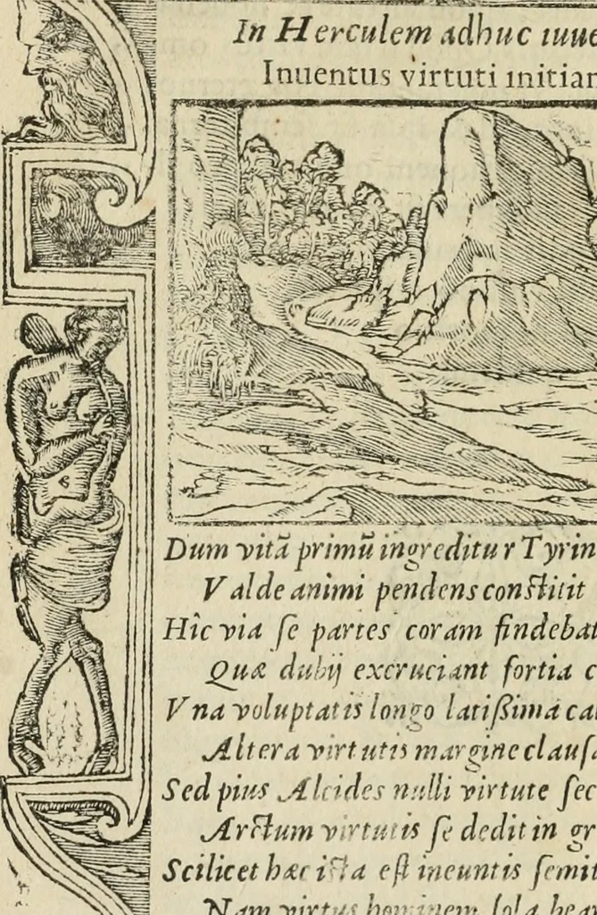 An illustration from Petri Costalii Pegma : cum narrationibus philosophicis, 1555, leaf 113