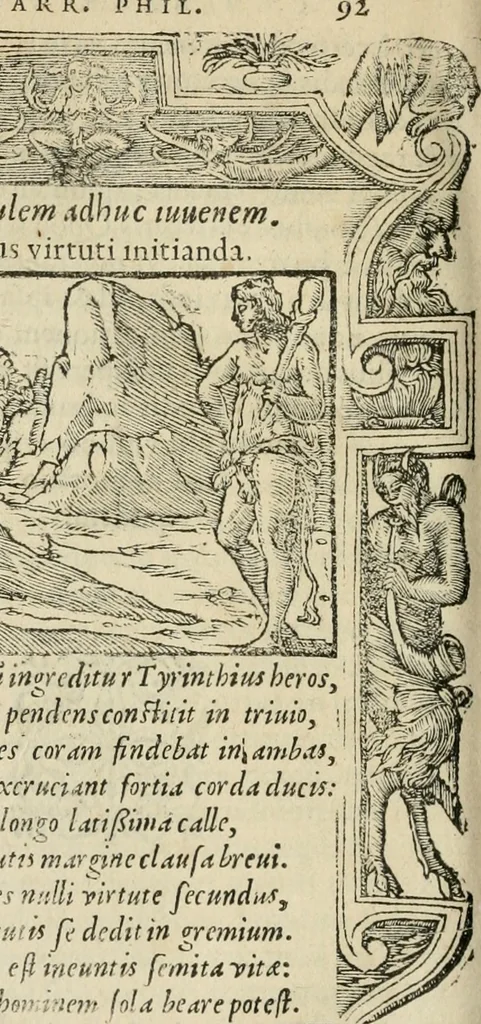 An illustration from Petri Costalii Pegma : cum narrationibus philosophicis, 1555, leaf 113