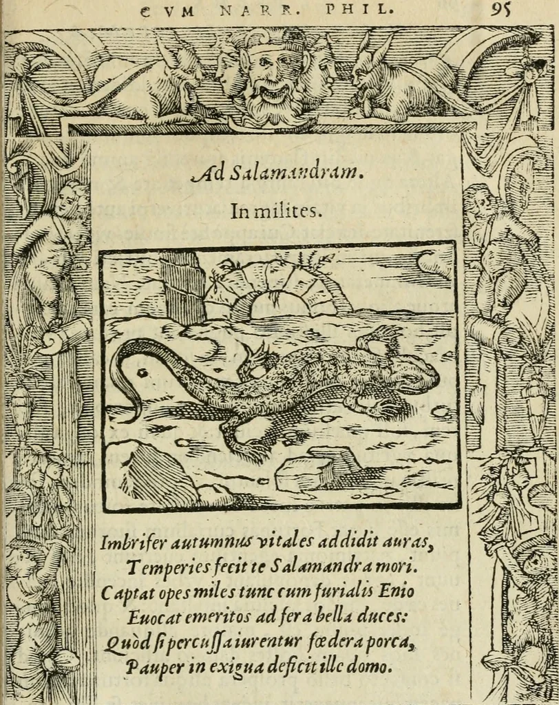 An illustration from Petri Costalii Pegma : cum narrationibus philosophicis, 1555, leaf 116