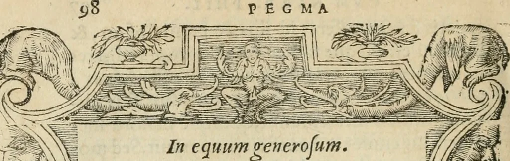 An illustration from Petri Costalii Pegma : cum narrationibus philosophicis, 1555, leaf 119