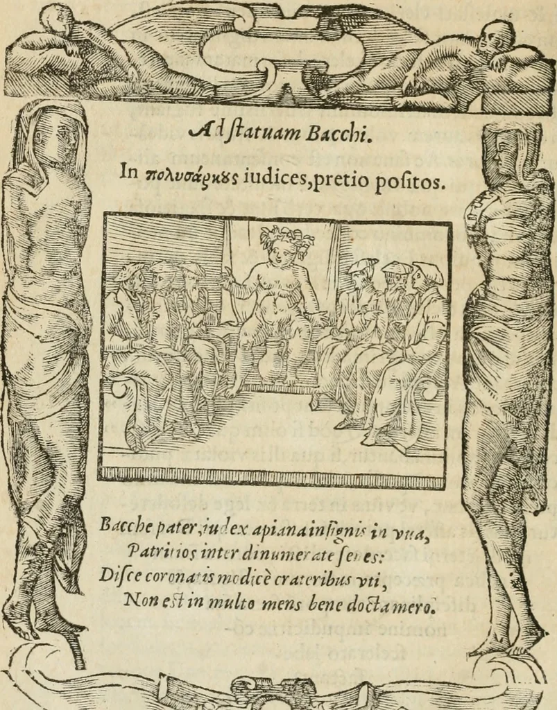 An illustration from Petri Costalii Pegma : cum narrationibus philosophicis, 1555, leaf 123