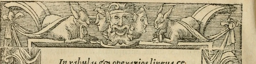 An illustration from Petri Costalii Pegma : cum narrationibus philosophicis, 1555, leaf 127