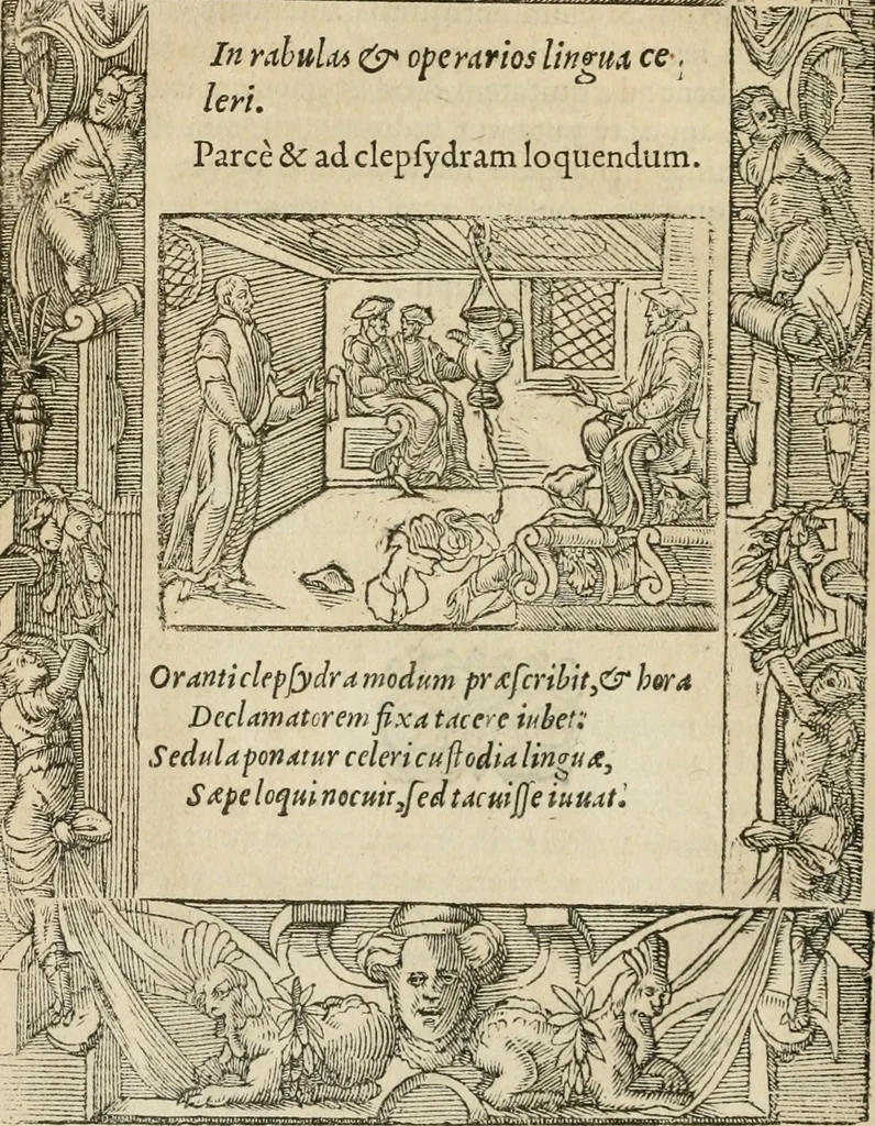 An illustration from Petri Costalii Pegma : cum narrationibus philosophicis, 1555, leaf 127