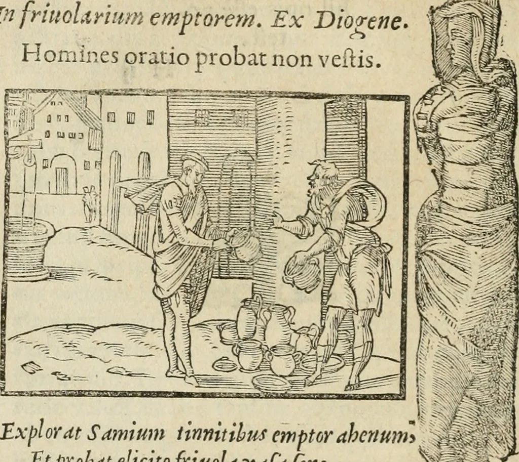 An illustration from Petri Costalii Pegma : cum narrationibus philosophicis, 1555, leaf 137