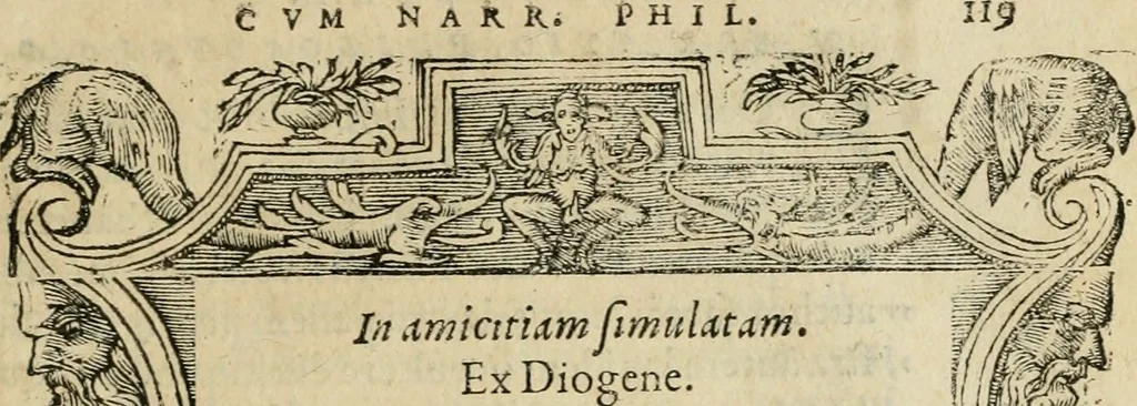 An illustration from Petri Costalii Pegma : cum narrationibus philosophicis, 1555, leaf 140