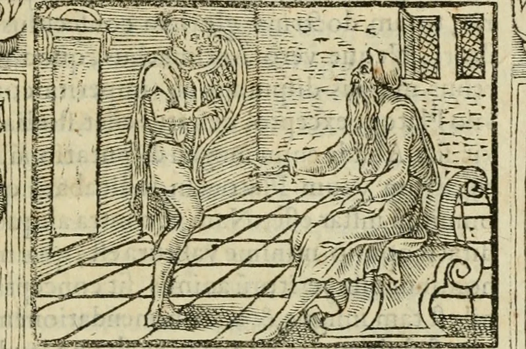 An illustration from Petri Costalii Pegma : cum narrationibus philosophicis, 1555, leaf 156