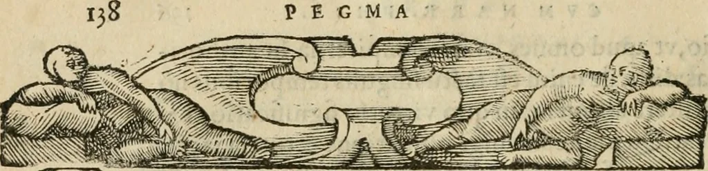 An illustration from Petri Costalii Pegma : cum narrationibus philosophicis, 1555, leaf 159
