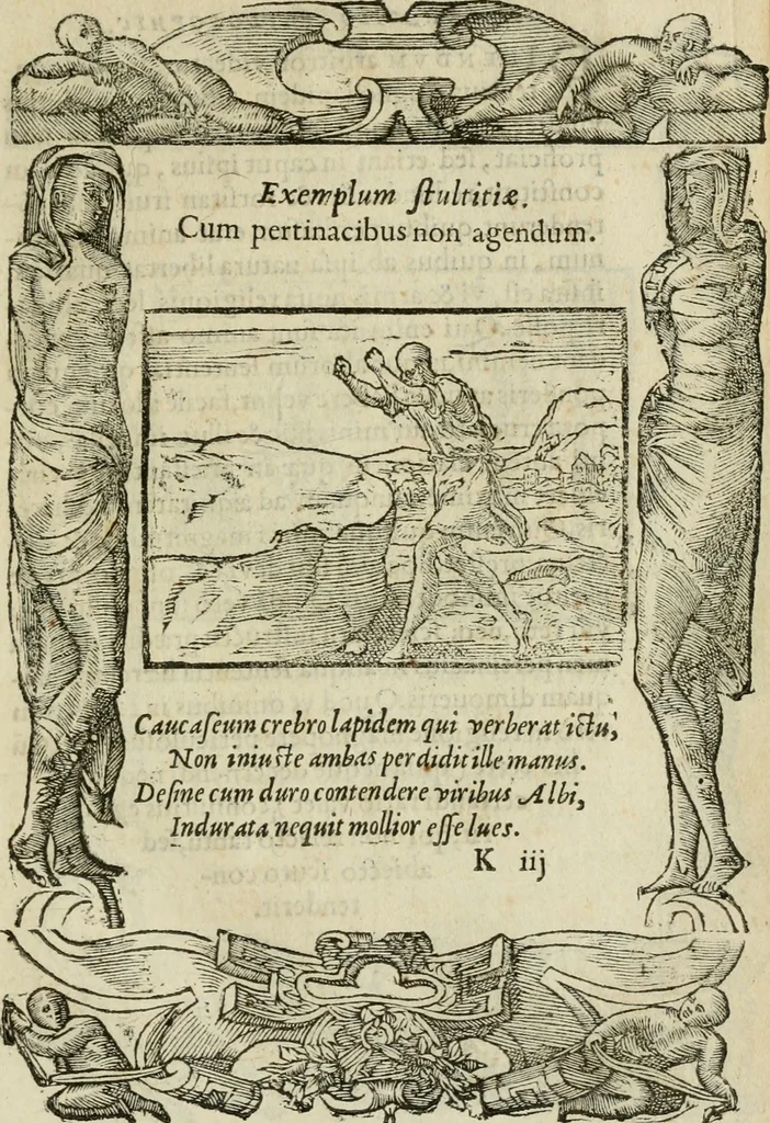 An illustration from Petri Costalii Pegma : cum narrationibus philosophicis, 1555, leaf 170