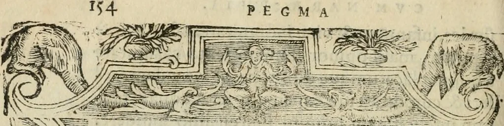 An illustration from Petri Costalii Pegma : cum narrationibus philosophicis, 1555, leaf 175