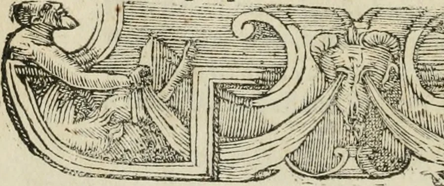 An illustration from Petri Costalii Pegma : cum narrationibus philosophicis, 1555, leaf 175