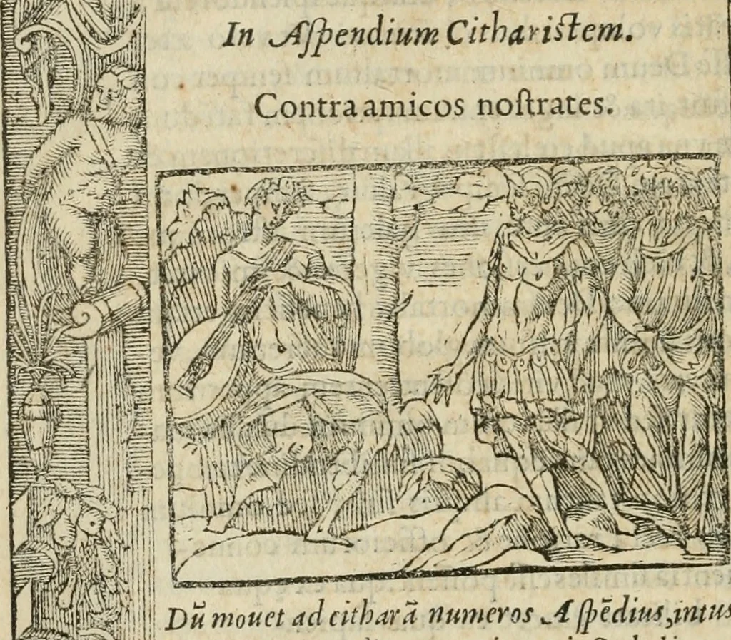 An illustration from Petri Costalii Pegma : cum narrationibus philosophicis, 1555, leaf 181