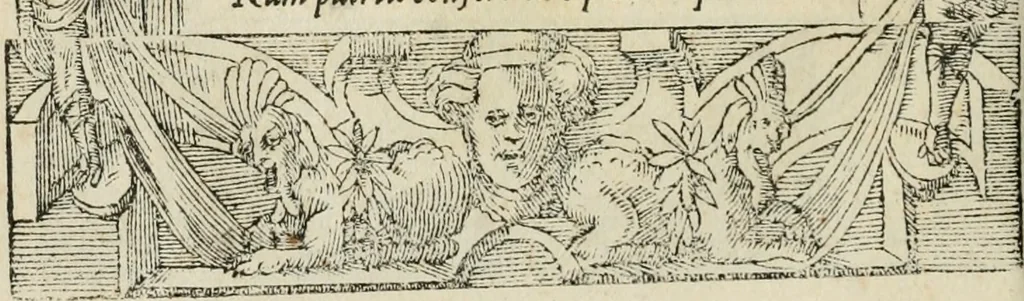 An illustration from Petri Costalii Pegma : cum narrationibus philosophicis, 1555, leaf 183