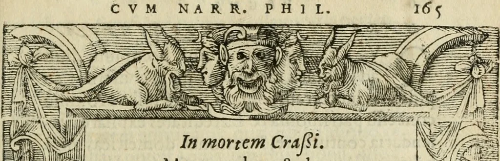 An illustration from Petri Costalii Pegma : cum narrationibus philosophicis, 1555, leaf 186