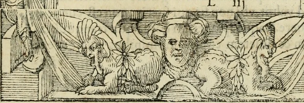 An illustration from Petri Costalii Pegma : cum narrationibus philosophicis, 1555, leaf 186