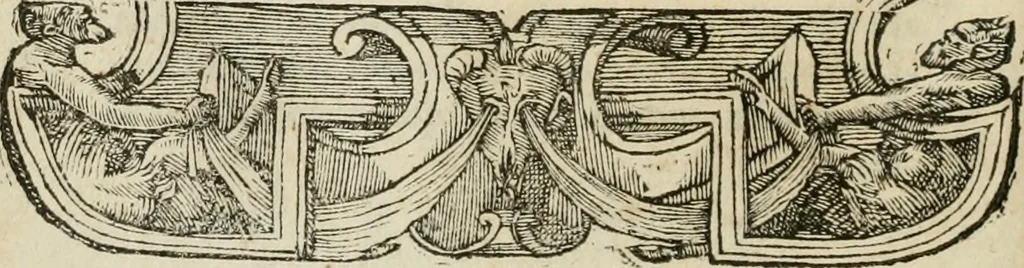 An illustration from Petri Costalii Pegma : cum narrationibus philosophicis, 1555, leaf 189