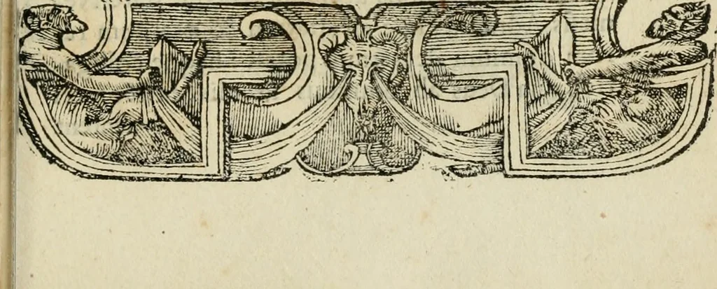 An illustration from Petri Costalii Pegma : cum narrationibus philosophicis, 1555, leaf 192
