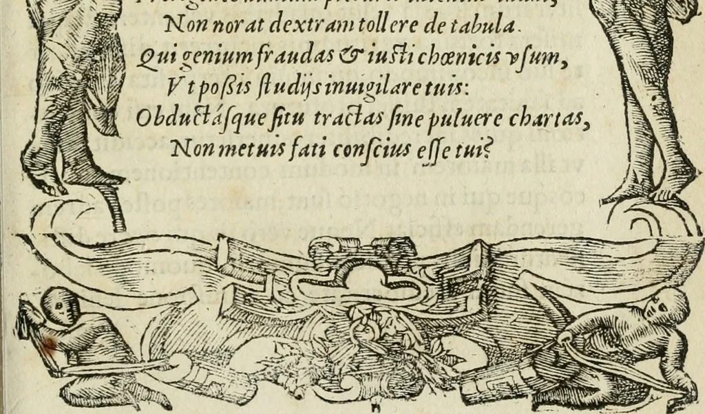 An illustration from Petri Costalii Pegma : cum narrationibus philosophicis, 1555, leaf 224