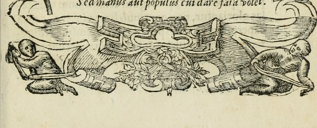 An illustration from Petri Costalii Pegma : cum narrationibus philosophicis, 1555, leaf 240