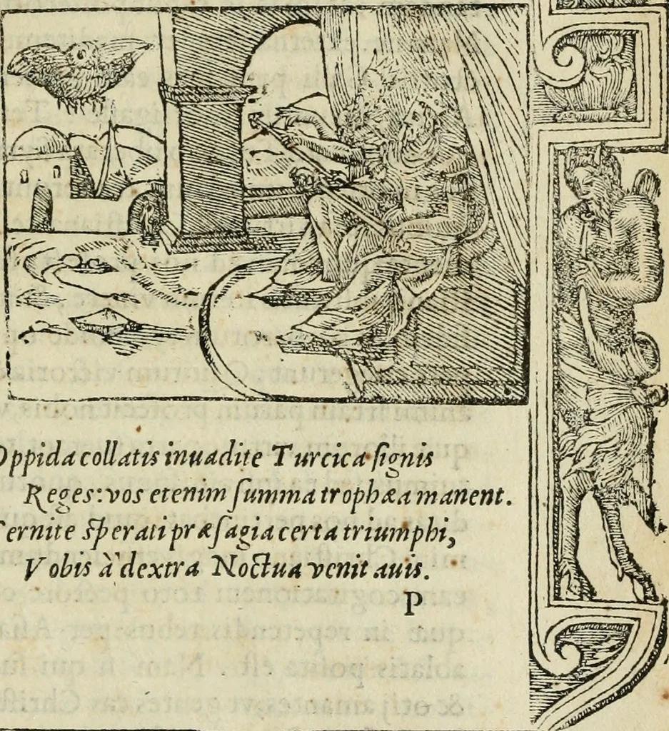 An illustration from Petri Costalii Pegma : cum narrationibus philosophicis, 1555, leaf 246