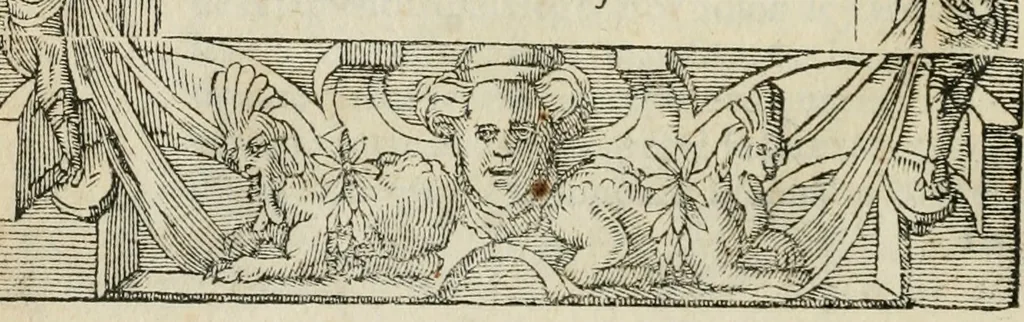 An illustration from Petri Costalii Pegma : cum narrationibus philosophicis, 1555, leaf 253