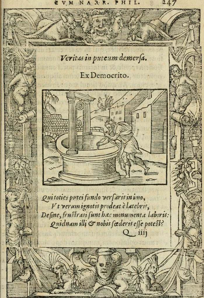 An illustration from Petri Costalii Pegma : cum narrationibus philosophicis, 1555, leaf 268