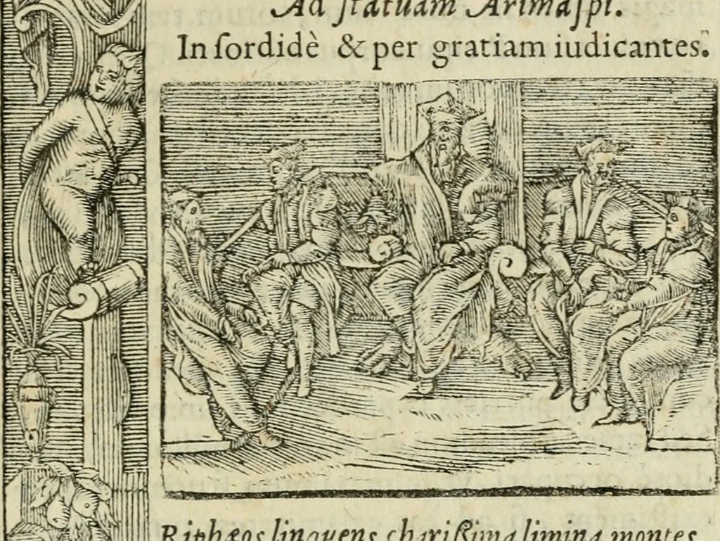 An illustration from Petri Costalii Pegma : cum narrationibus philosophicis, 1555, leaf 284