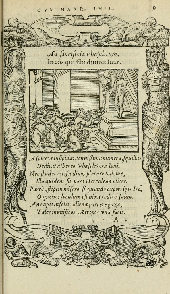 An illustration from Petri Costalii Pegma : cum narrationibus philosophicis, 1555, leaf 30