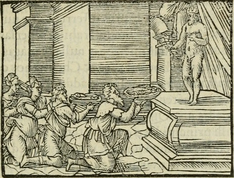 An illustration from Petri Costalii Pegma : cum narrationibus philosophicis, 1555, leaf 30