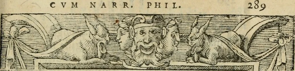 An illustration from Petri Costalii Pegma : cum narrationibus philosophicis, 1555, leaf 310